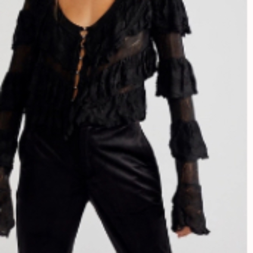NWT Ruffle Cardi by Free People - Picture 3 of 12